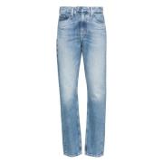 Blauwe Skinny Jeans Casual Stijl Calvin Klein Jeans , Blue , Dames