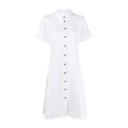 Witte Casual Midi Jurk Proenza Schouler , White , Dames