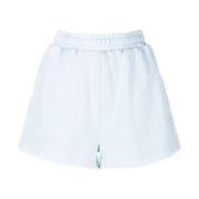 Blauwe Katoenen Trak Shorts Ksubi , Blue , Dames