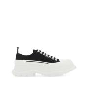 Tread Slick Zwarte Sneakers Alexander McQueen , Black , Heren