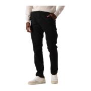 Zwarte Cargo Broek Regular Fit Pure Path , Black , Heren