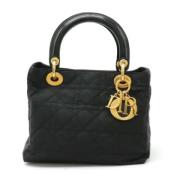 Pre-owned Fabric dior-bags Dior Vintage , Black , Dames