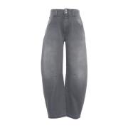 Grijze Ballon Jeans met Smiley Zakken Closed , Gray , Dames