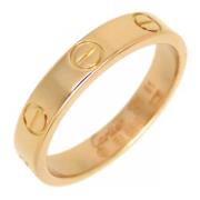 Pre-owned Metal rings Cartier Vintage , Yellow , Dames