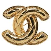 Pre-owned Fabric chanel-jewelry Chanel Vintage , Yellow , Dames