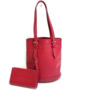 Pre-owned Leather louis-vuitton-bags Louis Vuitton Vintage , Red , Dam...