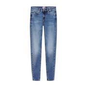 Nora Jeans Klassieke Katoenmix Tommy Hilfiger , Blue , Dames