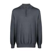 Witte Casual Half Zip Hoodie Paul & Shark , Gray , Heren