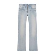 Blauwe Denim Flared Jeans Courrèges , Blue , Dames