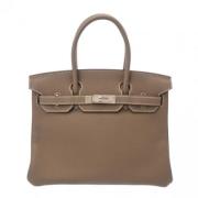 Pre-owned Leather handbags Hermès Vintage , Brown , Dames