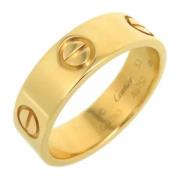 Pre-owned Metal rings Cartier Vintage , Yellow , Dames