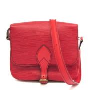 Pre-owned Leather louis-vuitton-bags Louis Vuitton Vintage , Red , Dam...