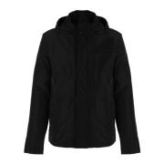 Elegant All-Weather Jacket Geox , Black , Heren