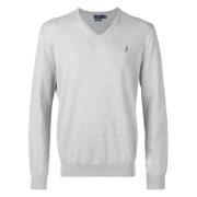 Casual Grijs Katoenen Trui met Lange Mouwen Polo Ralph Lauren , Gray ,...