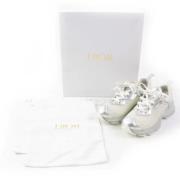 Pre-owned Leather sneakers Dior Vintage , White , Dames