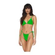 Carrie Tie Slip Bikini Only , Green , Dames