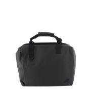 nylon tas met voorvak K-Way , Black , Unisex