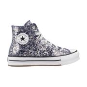 Verhoogde Nacht High Top Sneakers Converse , Blue , Dames