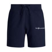 Blauwe Casual Katoenen Shorts Polo Ralph Lauren , Blue , Heren