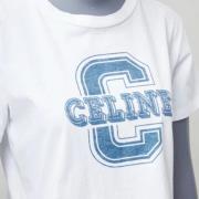 Pre-owned Cotton tops Celine Vintage , White , Dames