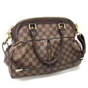 Pre-owned Fabric louis-vuitton-bags Louis Vuitton Vintage , Brown , Da...