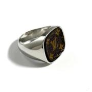 Pre-owned Metal rings Louis Vuitton Vintage , Gray , Heren