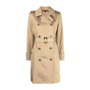 Trench ongevoerde jas Ralph Lauren , Beige , Dames