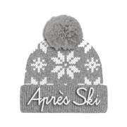 Wollen Pom Pom Wintermuts MC2 Saint Barth , Gray , Heren