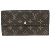 Pre-owned Canvas wallets Louis Vuitton Vintage , Brown , Dames