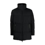 Zwarte Puffer Donsjas Herno , Black , Heren