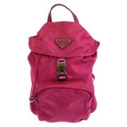 Pre-owned Canvas backpacks Prada Vintage , Pink , Dames