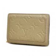 Pre-owned Fabric wallets Louis Vuitton Vintage , Beige , Dames