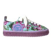 Bloemen canvas sneakers Dolce & Gabbana , Multicolor , Dames