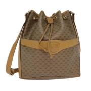 Pre-owned Canvas gucci-bags Gucci Vintage , Beige , Dames