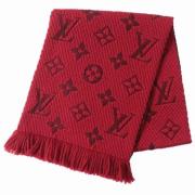 Pre-owned Wool scarves Louis Vuitton Vintage , Red , Dames