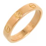 Pre-owned Metal rings Cartier Vintage , Yellow , Dames