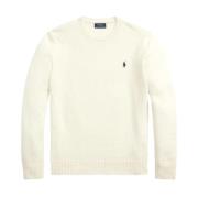 Casual Beige Wol Kasjmier Trui Polo Ralph Lauren , Beige , Heren