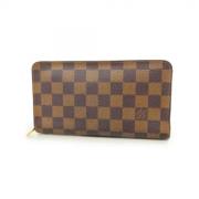 Pre-owned Fabric wallets Louis Vuitton Vintage , Brown , Dames