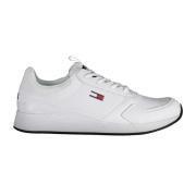 Sportieve witte vetersneakers met contrastdetails Tommy Hilfiger , Whi...