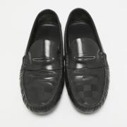 Pre-owned Leather flats Louis Vuitton Vintage , Black , Heren