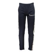 Blauwe Heren Sportieve Broek met Elastische Taille Cavalli Class , Blu...