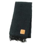 Pre-owned Fabric scarves Loewe Pre-owned , Black , Dames