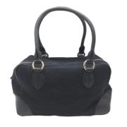 Pre-owned Canvas handbags Burberry Vintage , Black , Dames