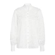 Elegante Purslanebbvinika Shirt Sneeuwwit Bruuns Bazaar , White , Dame...