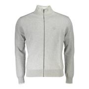 Grijze Katoenen Zip-Through Cardigan Sweater North Sails , Gray , Here...