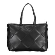 Zwarte dames schoudertas met logo Calvin Klein , Black , Dames