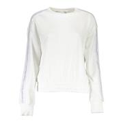 Witte Sweater met Borduurwerk Calvin Klein , White , Dames