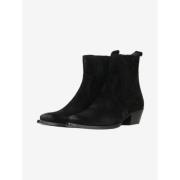 Pre-owned Suede boots Yves Saint Laurent Vintage , Black , Dames