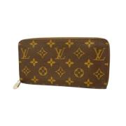 Pre-owned Canvas wallets Louis Vuitton Vintage , Brown , Dames