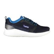 Blauwe Sportschoenen met Contrastdetails GAS , Blue , Heren